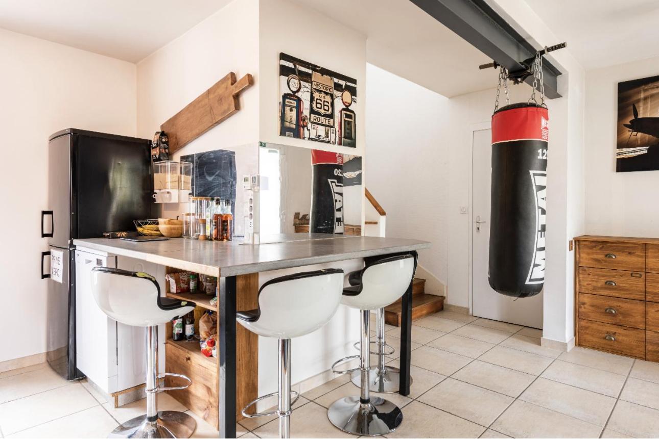 Villa Des Palmiers, Chambre 3, Lit Double Villeneuve-sur-Lot Luaran gambar
